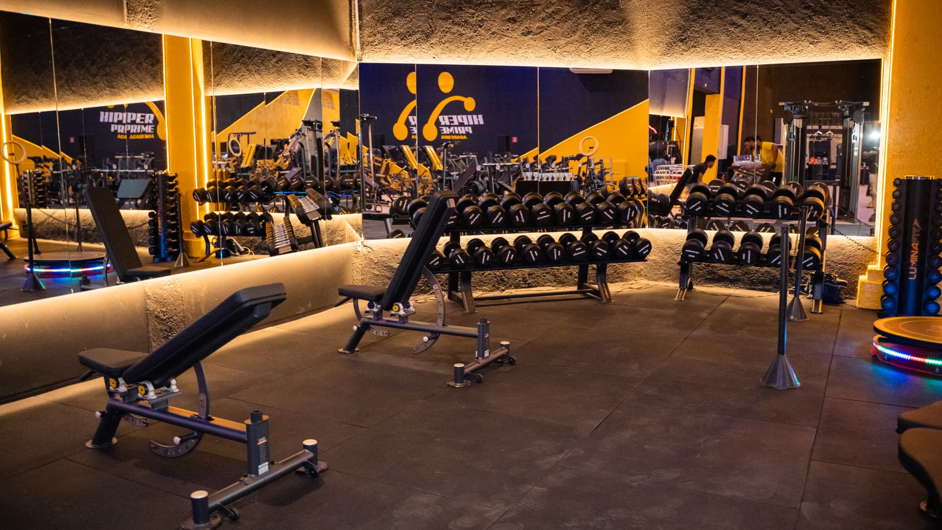 Ambiente de treino da Hiper Prime